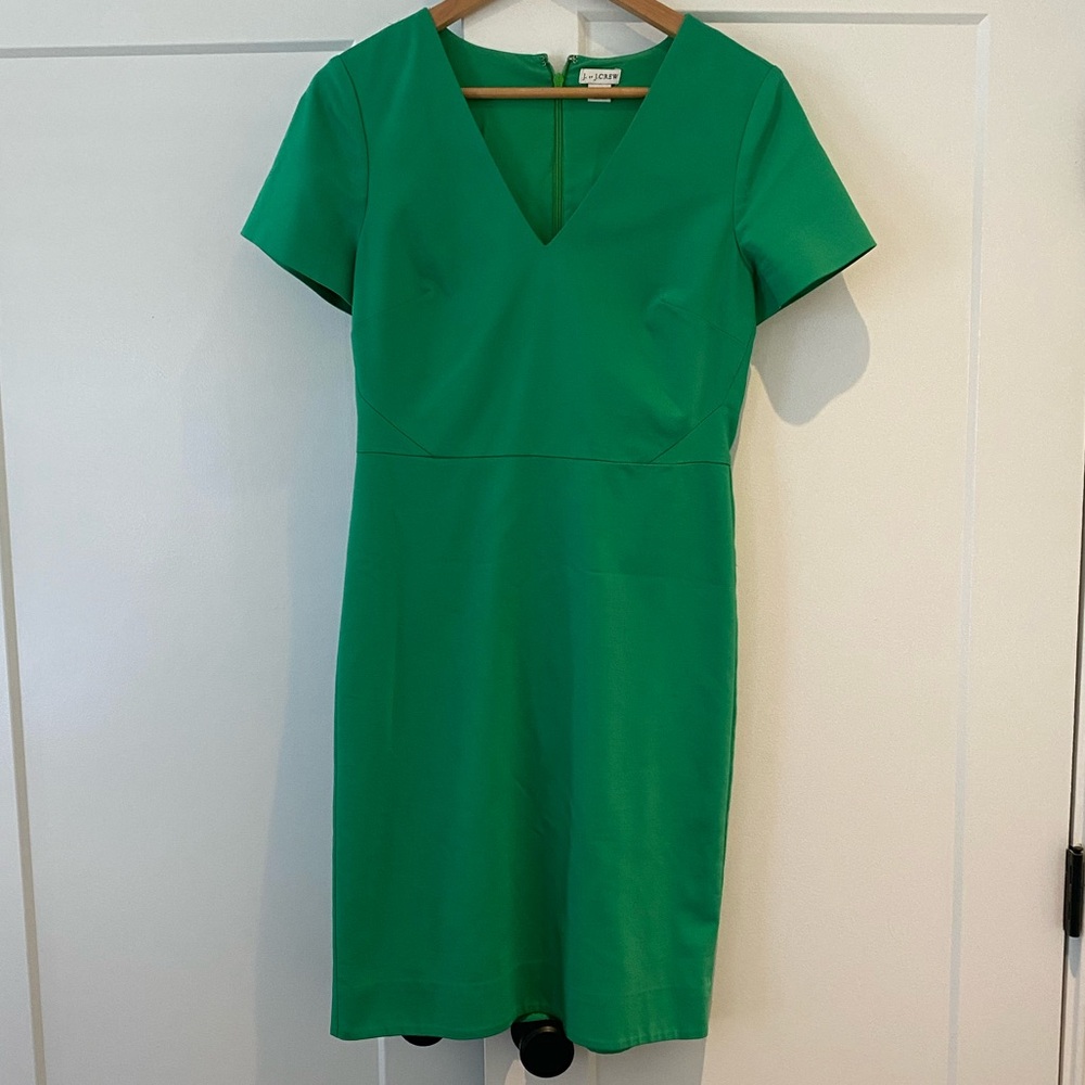 Jcrew Green Dress